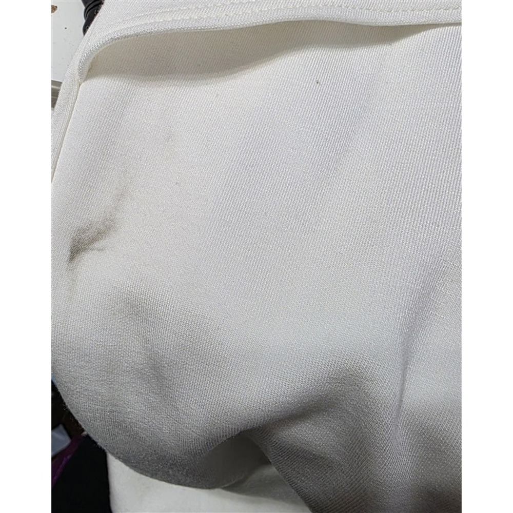 NWOTD Lanston SM Cut Out Cropped Hoodie White 127045 - Picture 6 of 6